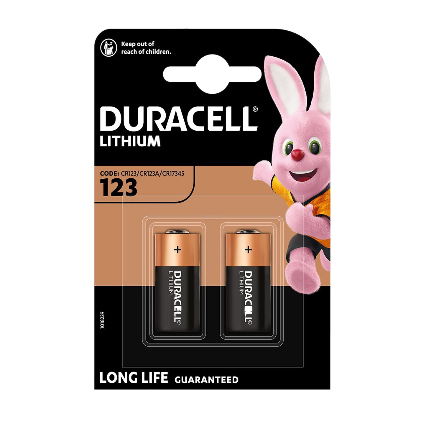 DCL-CR123-2 - литиевая батарейка Duracell 3 В (2 шт. в блистере)
