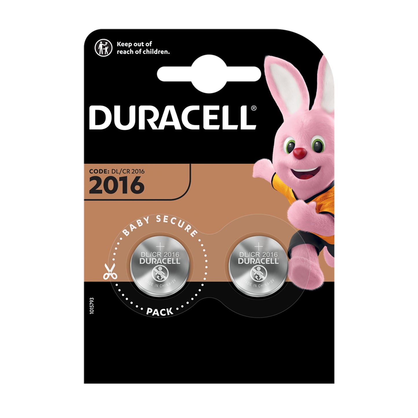 DCL-CR2016-2 - литиевая батарейка Duracell CR2016, 3 В (2 шт. в блистере)