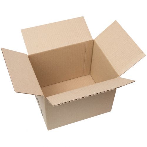 AQ-BOX-250x200x200 - коробка из гофрированного трехслойного картона, размер: 250x200x200 мм