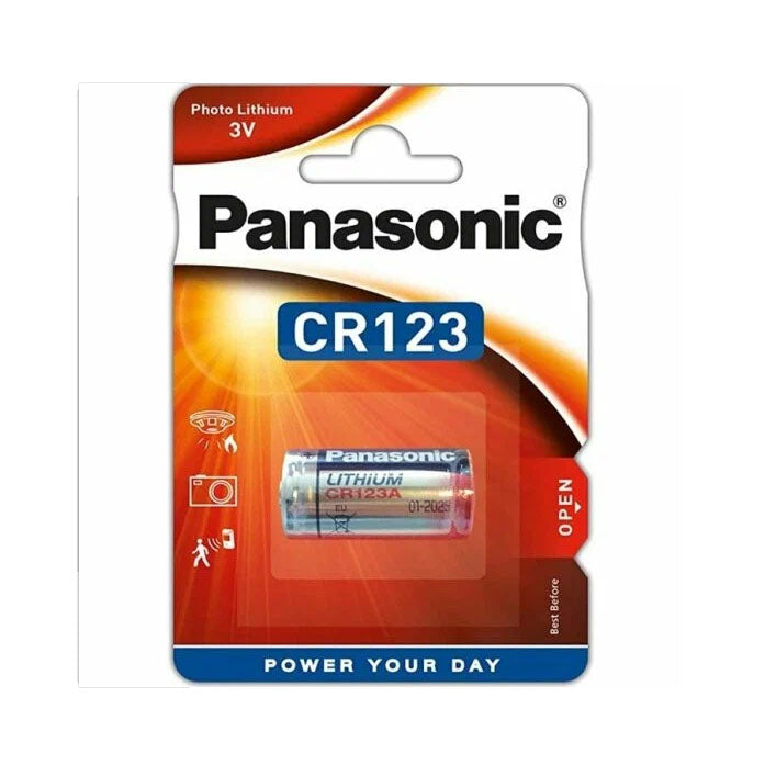 PAN-CR123-1 - батарейка Panasonic CR123, 3 В (1 шт. в блистере)