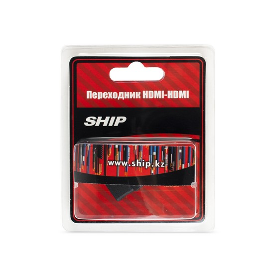 SH-AD106B - переходник HDMI на HDMI SHIP AD106B, Female x Female, упаковка: блистер