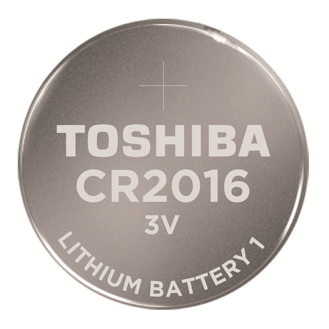 TSH-CR2016-1 - дисковая батарейка Toshiba CR2016, 3 В (1 шт. в блистере)
