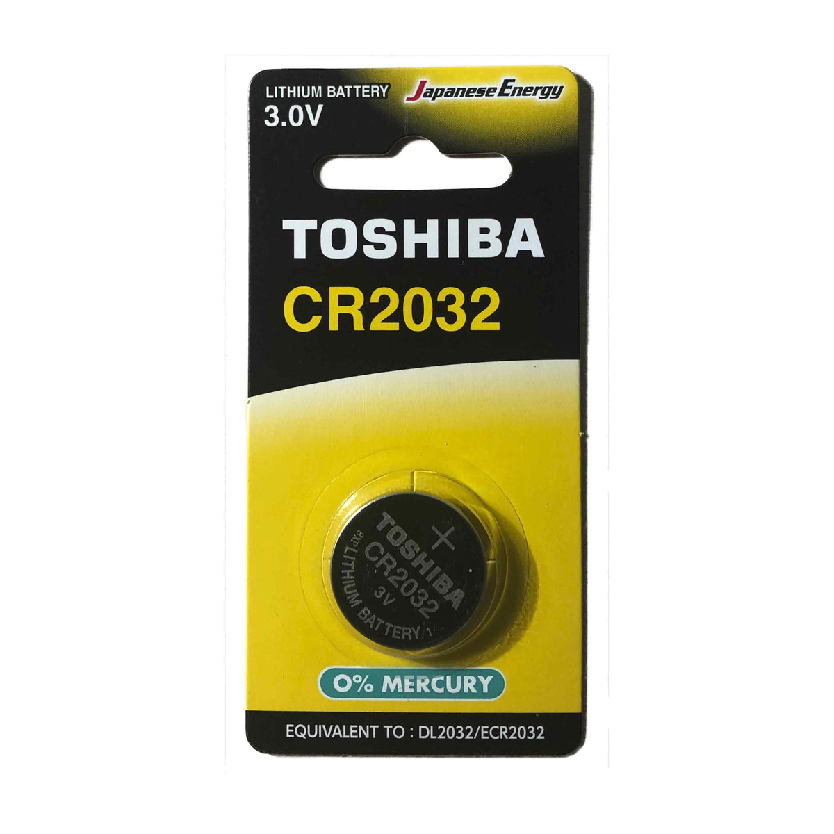 TSH-CR2032-1 - батарейка Toshiba CR2032, 3 В (1 шт. в блистере)
