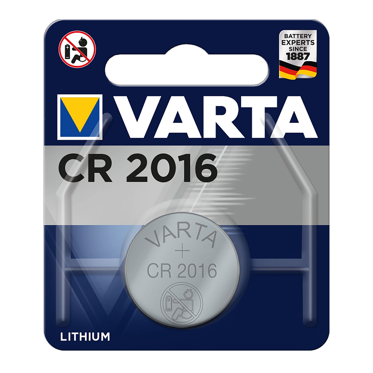 VAR-CR2016-1 - батарейка Varta CR2016 (1 шт. в блистере)