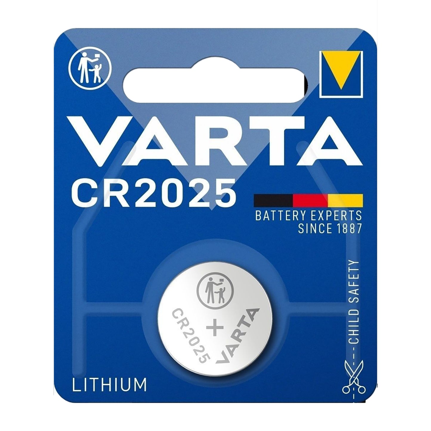 VAR-CR2025-1 - батарейка Varta CR2025 (1 шт. в блистере)