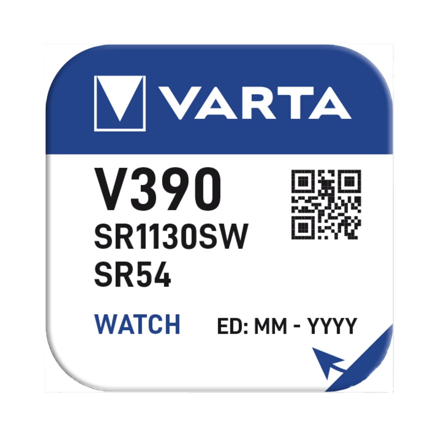 VAR-V390-1 - батарейка для часов Varta V390, 1,55 В (1 шт. в блистере)