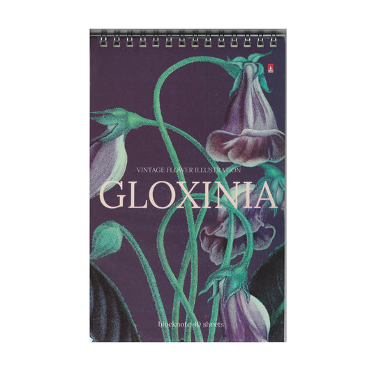 ALT-3-40-251 - блокнот в клетку на гребне, формат: А5, с цветком на обложке, 40 листов