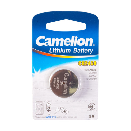 CAM-CR2450 - батарейка литиевая Camelion, тип: CR2450, 3 В