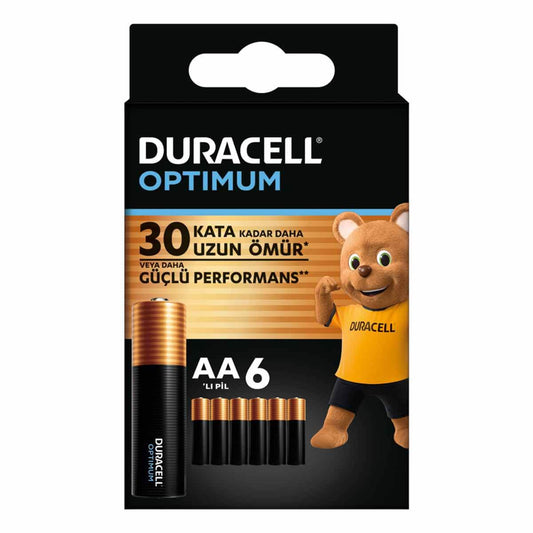 DCL-AAA-OPTIMUM-6 - щелочная батарейка Duracell Optimum AAA, аналоги: LR03, MN2400  (6 шт. в блистере)