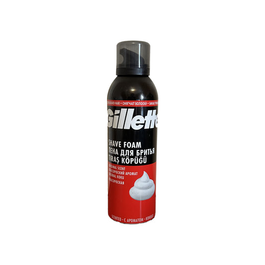GLT-3014260228842 - пена для бритья Gillette классический аромат, баллон: 200 мл.