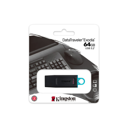 KNG-DTX-64GB - USB-флеш-накопитель Data Traveller на 64 ГБ