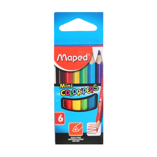 MPD-832501 - набор цветных карандашей Maped mini Color'Peps, 6 штук