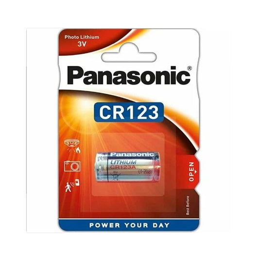 PAN-CR123-1 - батарейка Panasonic CR123, 3 В (1 шт. в блистере)