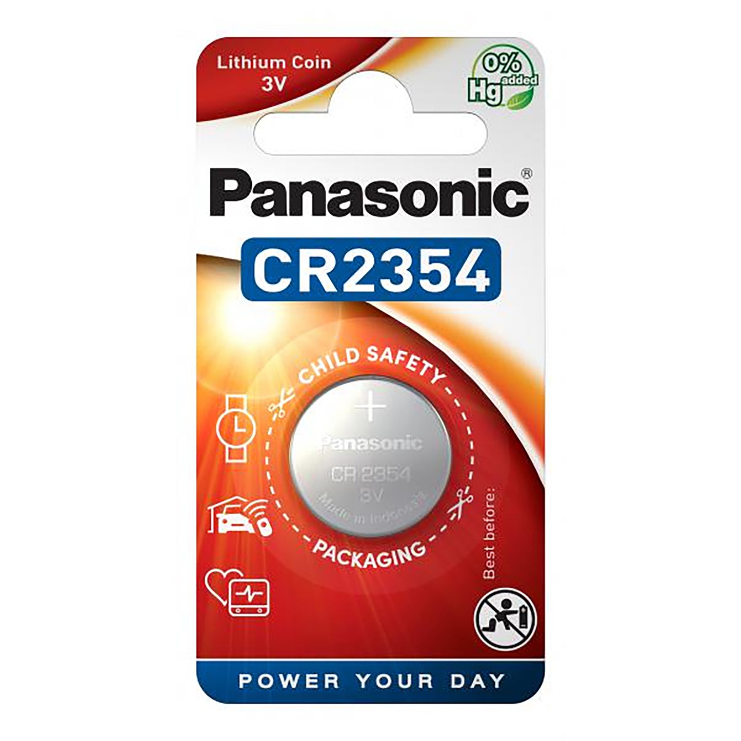PAN-CR2354-1 - батарейка Panasonic тип CR2354, (1 шт. в блистере)