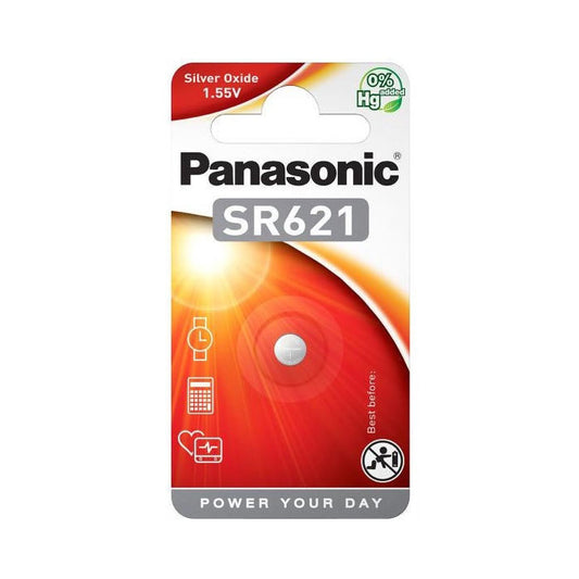 PAN-SR621-1 - батарейка Panasonic SR621, 1,55 В (1 шт. в блистере)